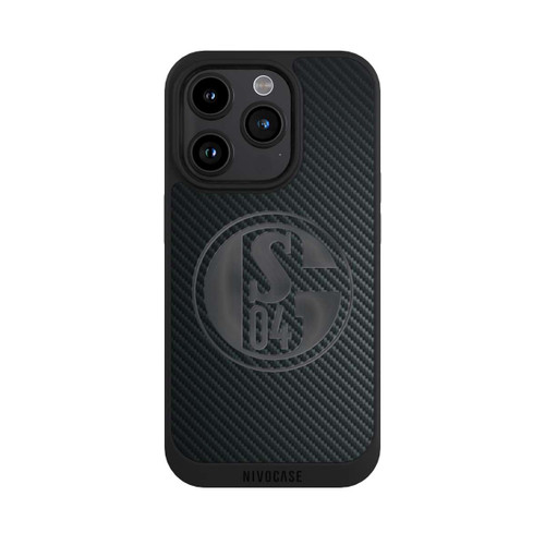 Apple iPhone 15 Pro NIVOpure Schalke 04 Carbon Look