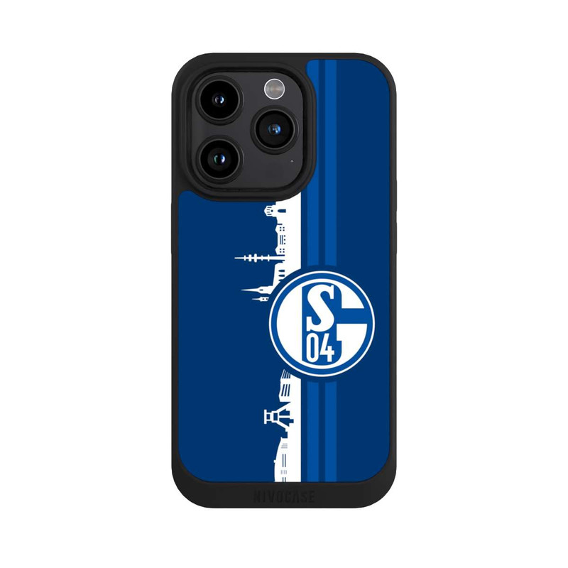 iPhone 15 Pro NIVOpure Schalke 04 Skyline Blau
