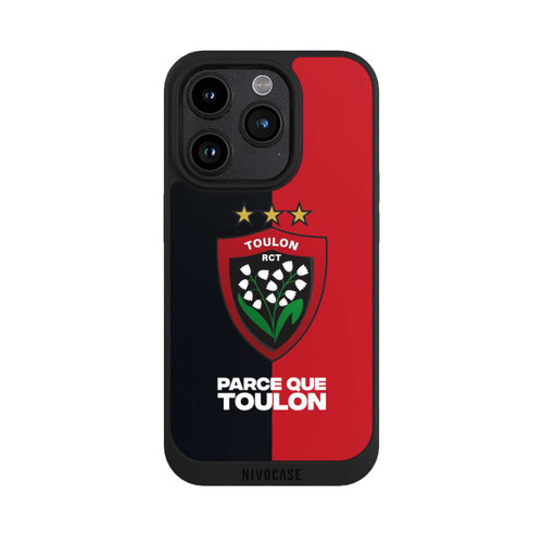 Apple iPhone 15 Pro NIVOpure RCT Logo Rouge Noir