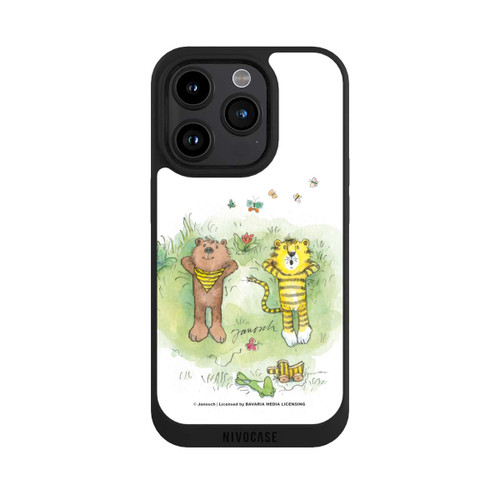 Apple iPhone 15 Pro NIVOpure Bär und Tiger Blumenwiese