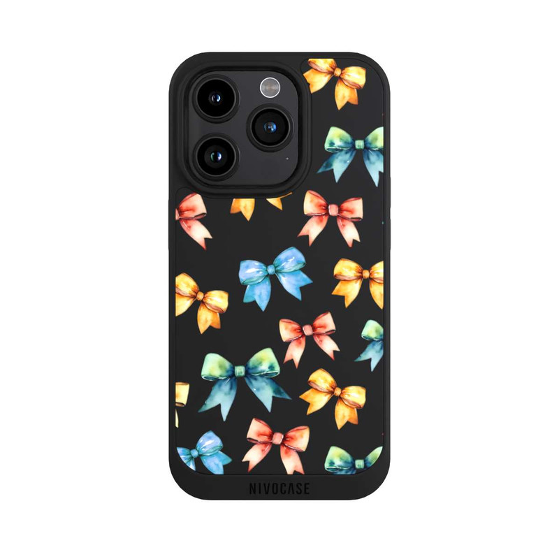iPhone 15 Pro NIVOpure Rainbow Bows Transparent