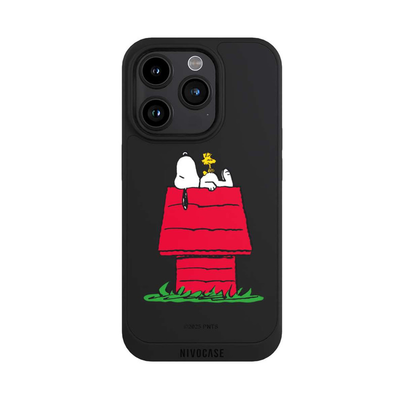 iPhone 15 Pro NIVOpure Snoopy and Woodstock Classic transparent