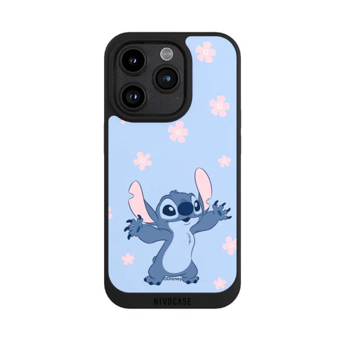 Apple iPhone 15 Pro NIVOpure Stitch Pastel Flowers Blue