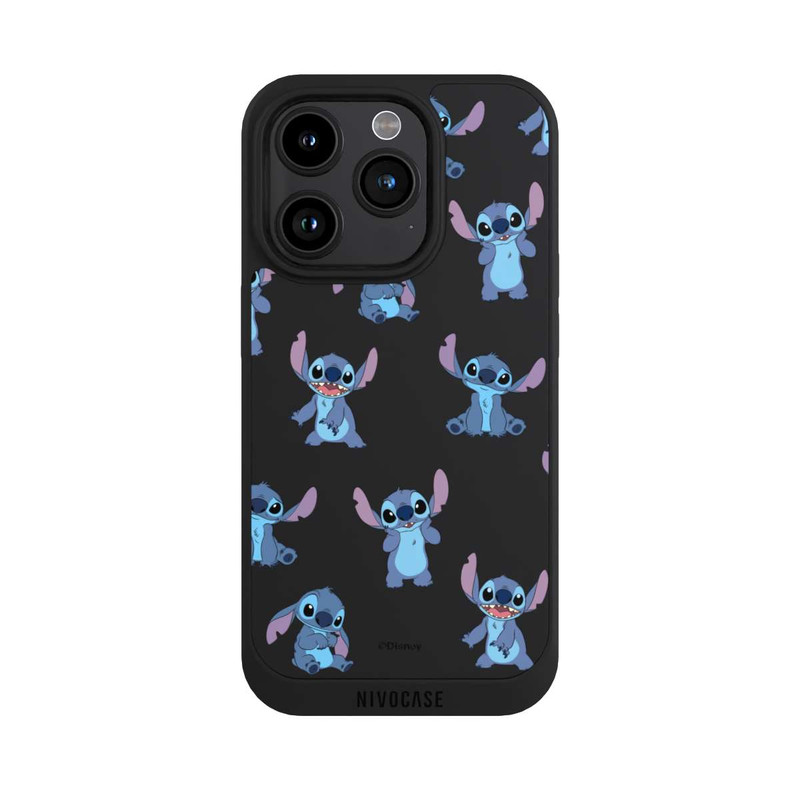 iPhone 15 Pro NIVOpure Stitch Faces Pattern Transparent