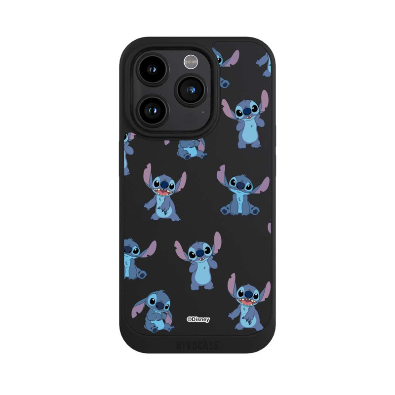 iPhone 15 Pro NIVOpure Stitch Faces Pattern Transparent