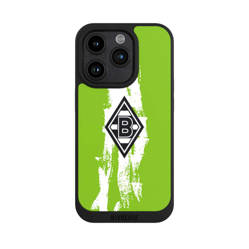 Apple iPhone 15 Pro NIVOpure Borussia Logo Grün Weiß