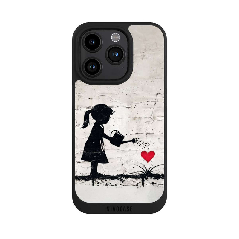 iPhone 15 Pro NIVOpure Girl Watering Bunch of Flowers 