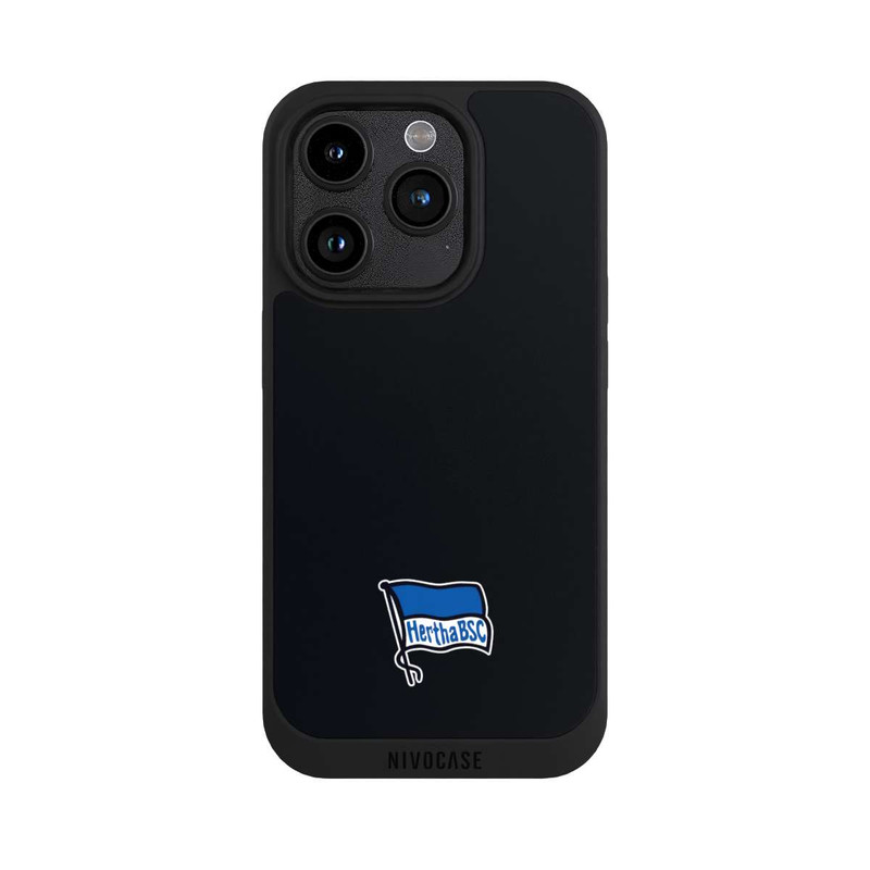 iPhone 15 Pro NIVOpure Hertha BSC Logo Schwarz