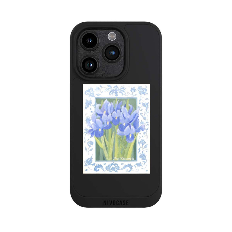 iPhone 15 Pro NIVOpure Blue Iris, by Jennifer Abbott