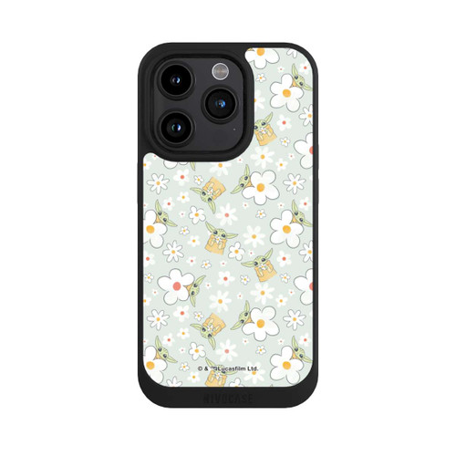 Apple iPhone 15 Pro NIVOpure Baby Yoda Blumen Muster