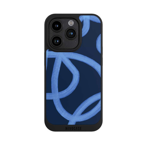 Apple iPhone 15 Pro NIVOpure Laced Up Tones of Blue