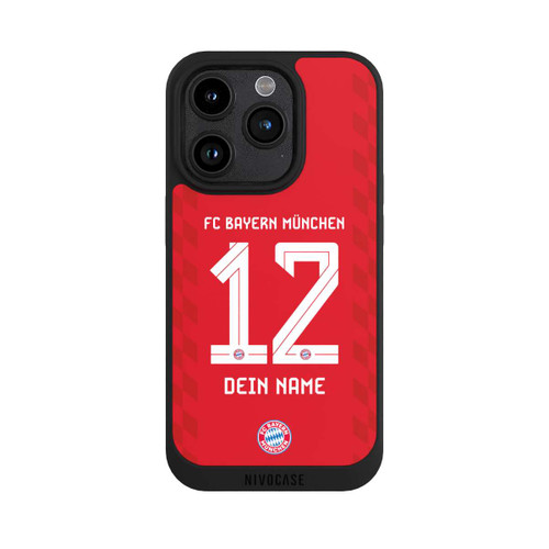 Apple iPhone 15 Pro NIVOpure FC Bayern München Trikot Personalisierbar 25-26