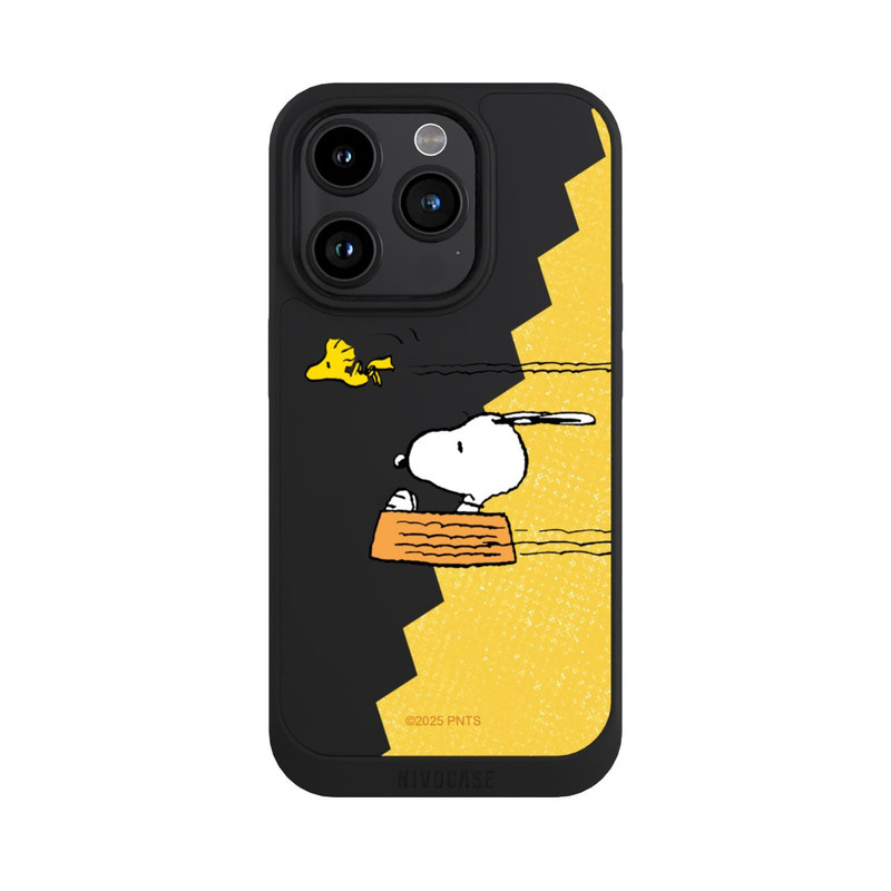 iPhone 15 Pro NIVOpure Peanuts-Snoopy und Woodstock Transparent