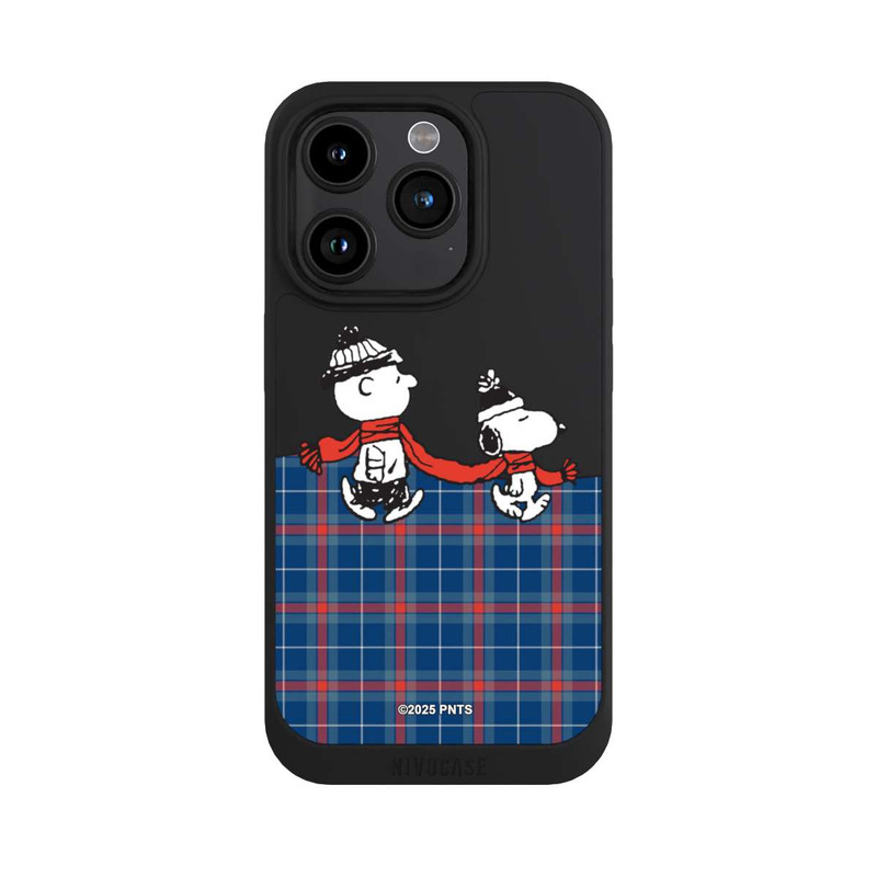 iPhone 15 Pro NIVOpure Peanuts Weihnachtspulli Transparent
