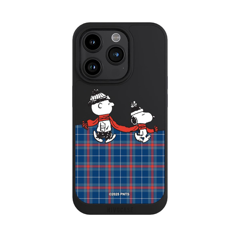iPhone 15 Pro NIVOpure Peanuts Weihnachtspulli Transparent