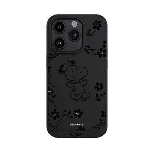 Apple iPhone 15 Pro NIVOpure Snoopy und Flowers Transparent