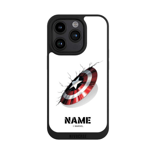 Apple iPhone 15 Pro NIVOpure Captain America Shield Personalisierbar