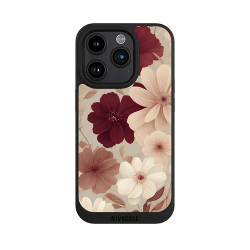 Apple iPhone 15 Pro NIVOpure Romantische Pastellblumen mit KI