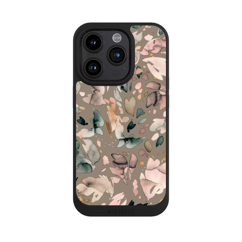 iPhone 15 Pro NIVOpure Sanftes Blatt Braun