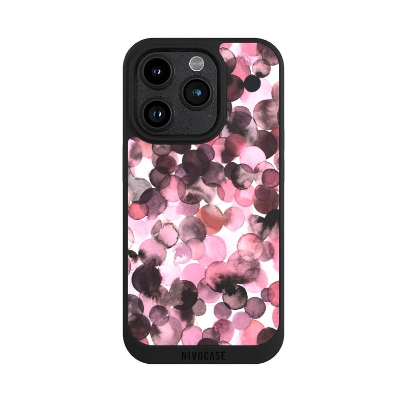 iPhone 15 Pro NIVOpure Blätterzauber Pink