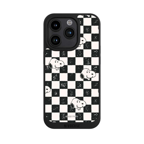 Apple iPhone 15 Pro NIVOpure Snoopy Heads Checked Pattern