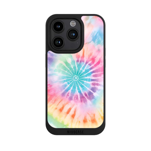 Apple iPhone 15 Pro NIVOpure Rainbow Color Tie Dye 