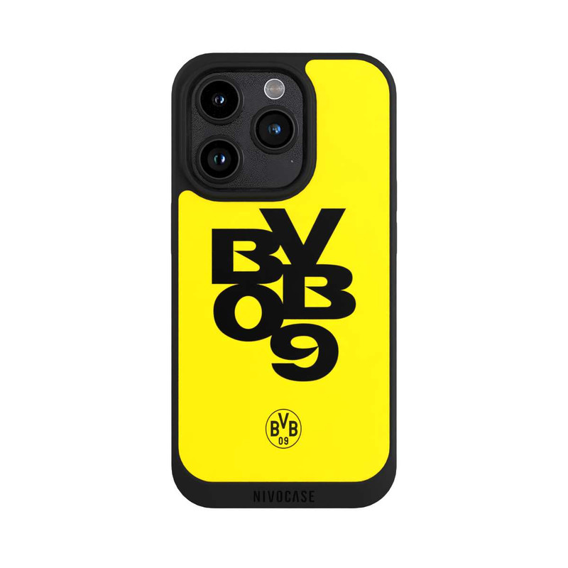 iPhone 15 Pro NIVOpure BVB09 Schwarz Gelb