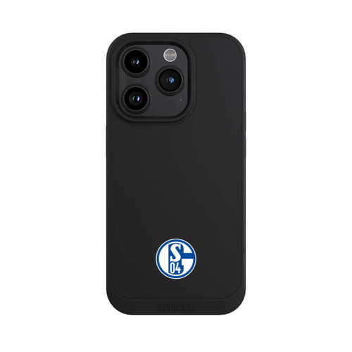 Apple iPhone 15 Pro NIVOpure FC Schalke 04 Logo Klein Transparent