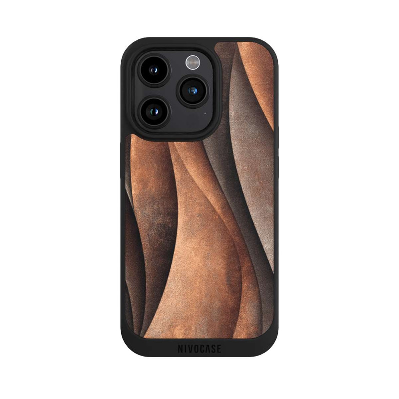 iPhone 15 Pro NIVOpure Bronze-Look Luxuriös