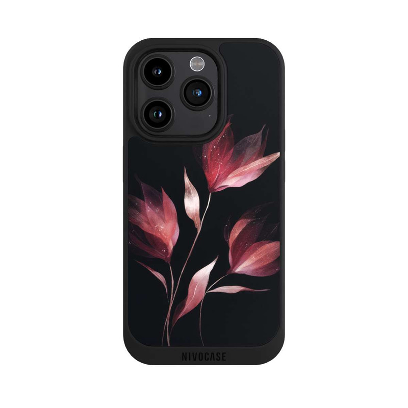 iPhone 15 Pro NIVOpure Fleur de Bourgogne Négatif