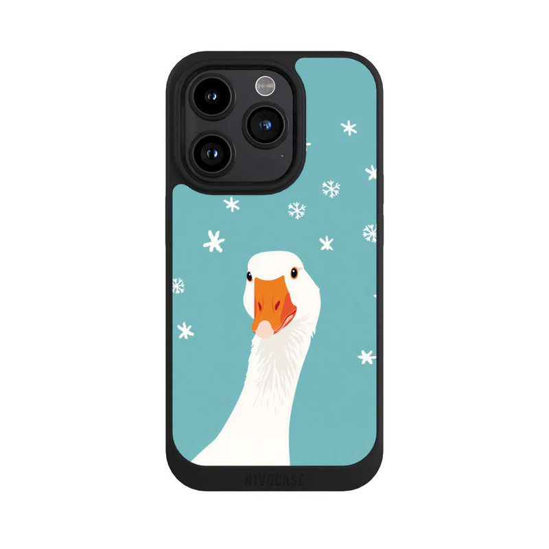 iPhone 15 Pro NIVOpure Gans Irritiert Sterne Blau mit KI