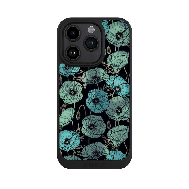 iPhone 15 Pro NIVOpure Sommermohn Grün