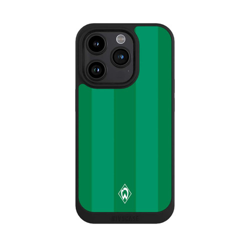 Apple iPhone 15 Pro NIVOpure Werder Bremen Grün gestreift