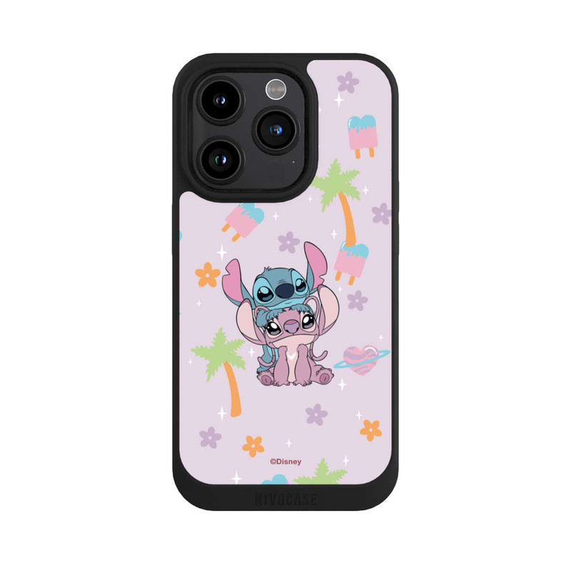 iPhone 15 Pro NIVOpure Stitch and Angel Cute Couple