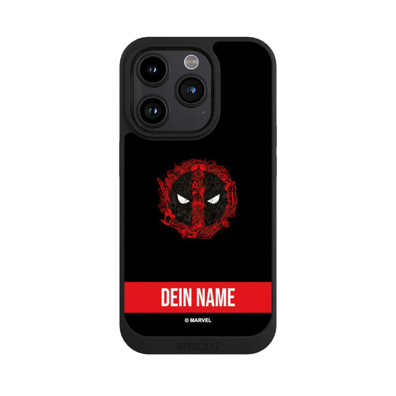 iPhone 15 Pro NIVOpure Deadpool Logo customisable
