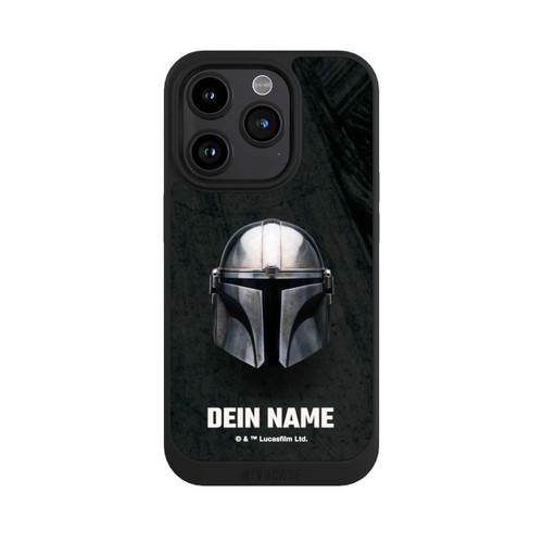 Apple iPhone 15 Pro NIVOpure Star Wars Mandalorian Black Helmet personnalisable