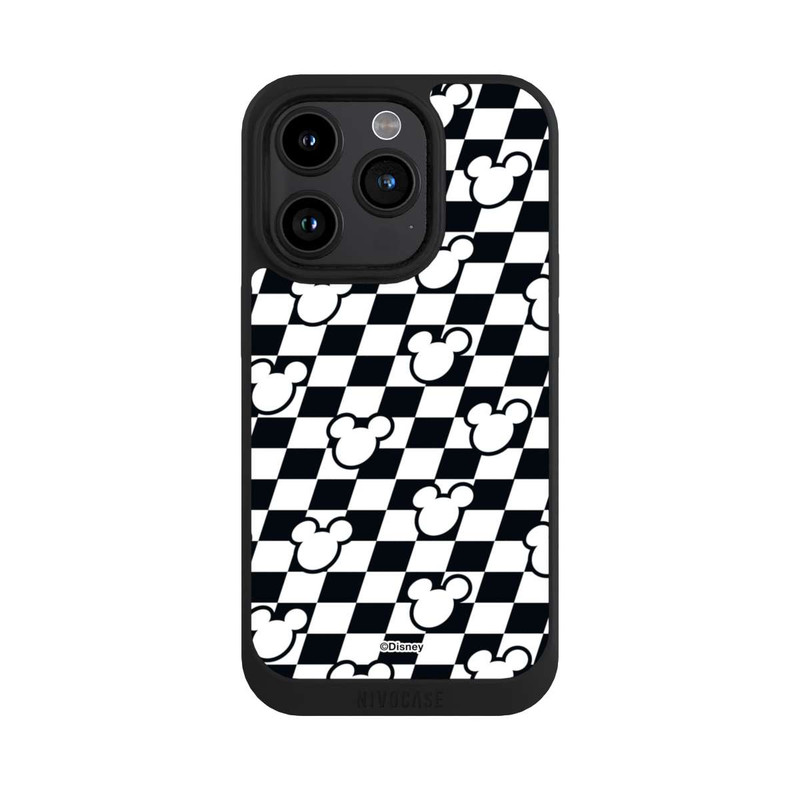 iPhone 15 Pro NIVOpure Happy Racing Pattern Mickey Mouse Motorsport