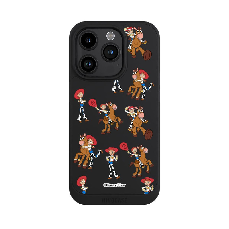 iPhone 15 Pro NIVOpure Toy Story 5 Jessie Cowboy Pattern Transparent