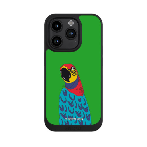 Apple iPhone 15 Pro NIVOpure Drei Fragezeichen und der Super-Papagei