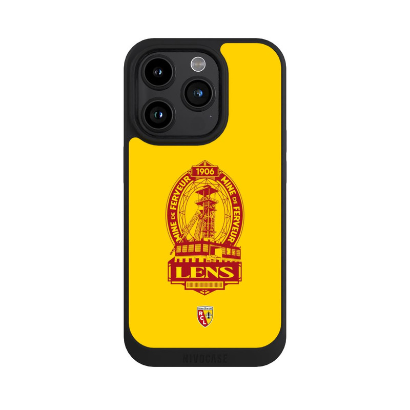 iPhone 15 Pro NIVOpure RC Lens Mine de Ferveur Emblem rot
