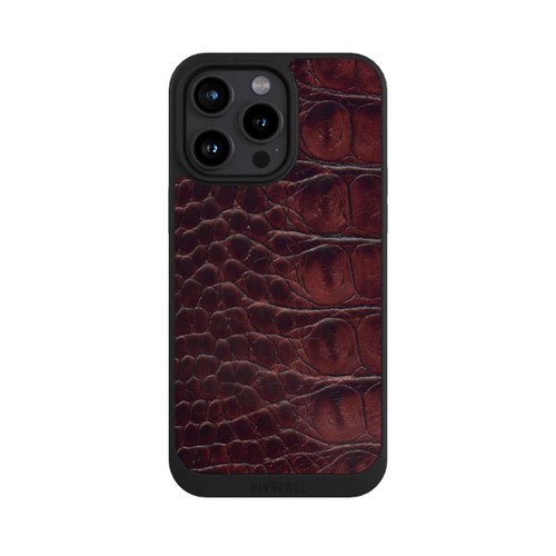 Apple iPhone 15 Pro Max NIVOpure Cuir de Crocodile