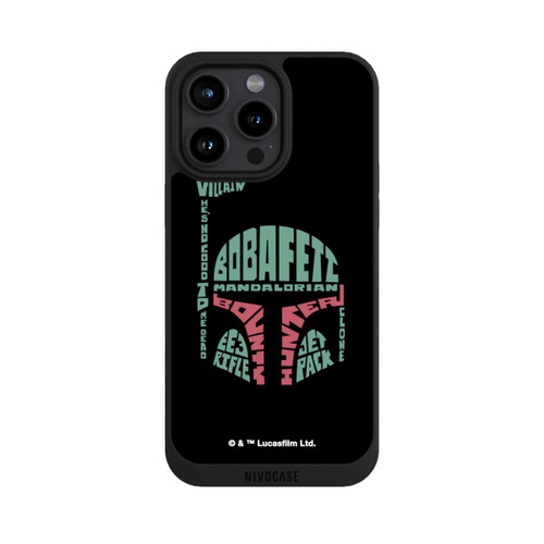 Apple iPhone 15 Pro Max NIVOpure Boba Fett Typo Grafisch