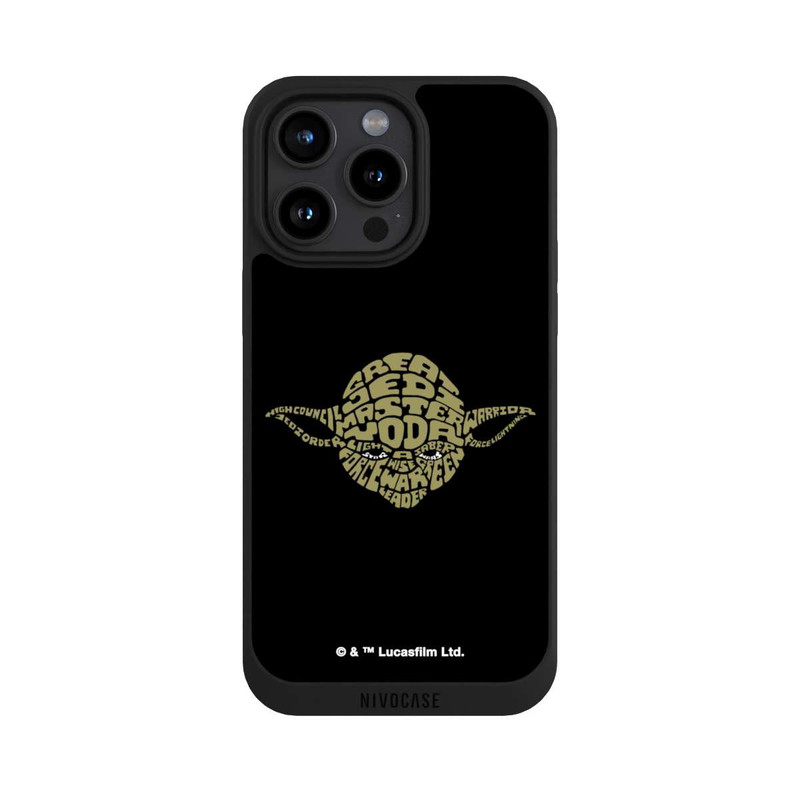 iPhone 15 Pro Max NIVOpure Yoda Typo Graphic