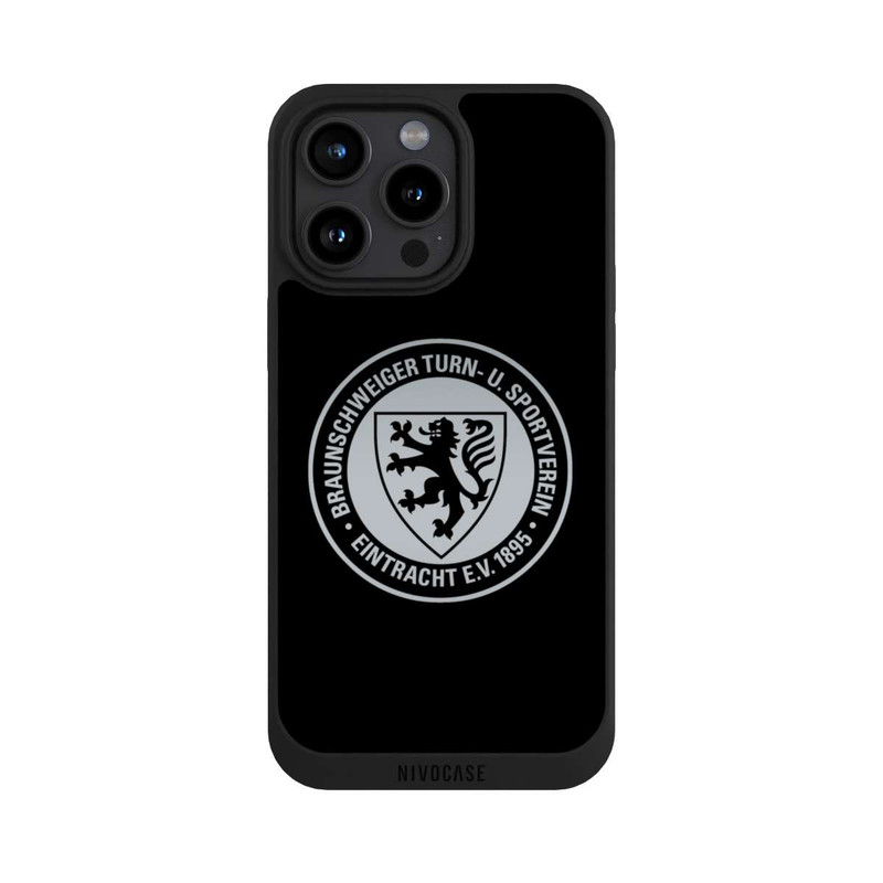 iPhone 15 Pro Max NIVOpure Eintracht Braunschweig Schwarz Silber