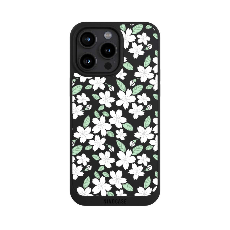 iPhone 15 Pro Max NIVOpure White Flowers transparent