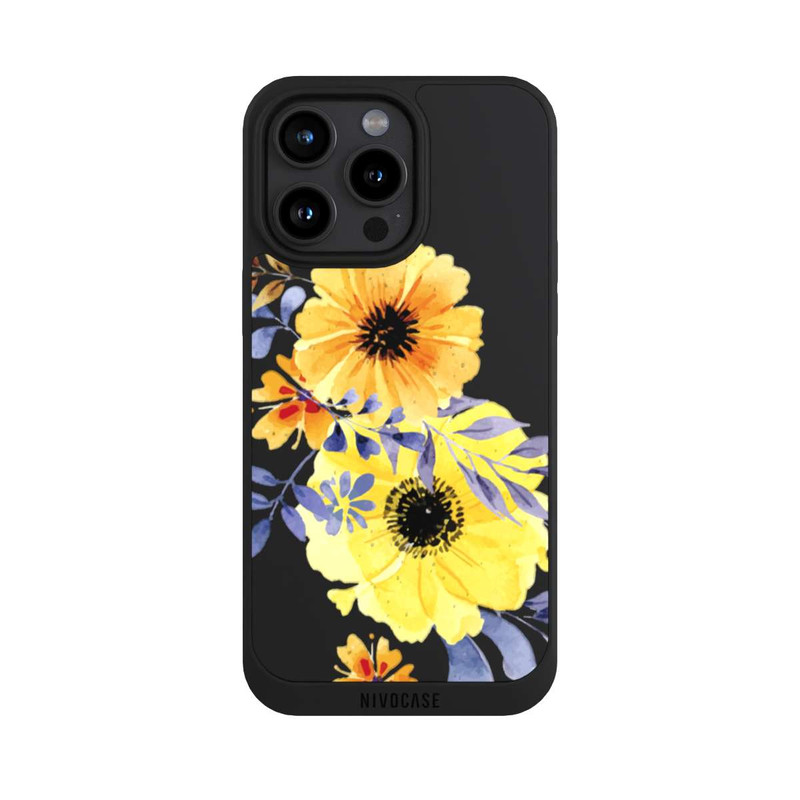 iPhone 15 Pro Max NIVOpure Gelbe schwedische Blumen