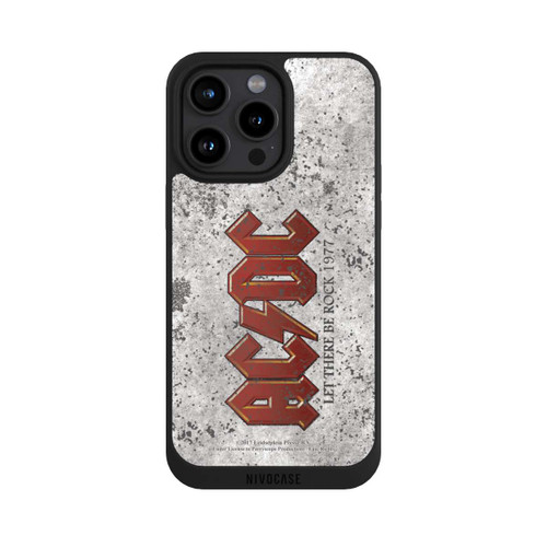 Apple iPhone 15 Pro Max NIVOpure ACDC Let There Be Rock Grau