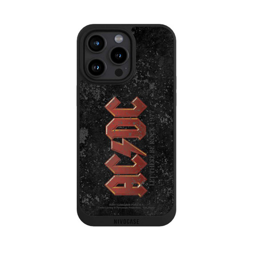 Apple iPhone 15 Pro Max NIVOpure ACDC Let There Be Rock Anthrazit