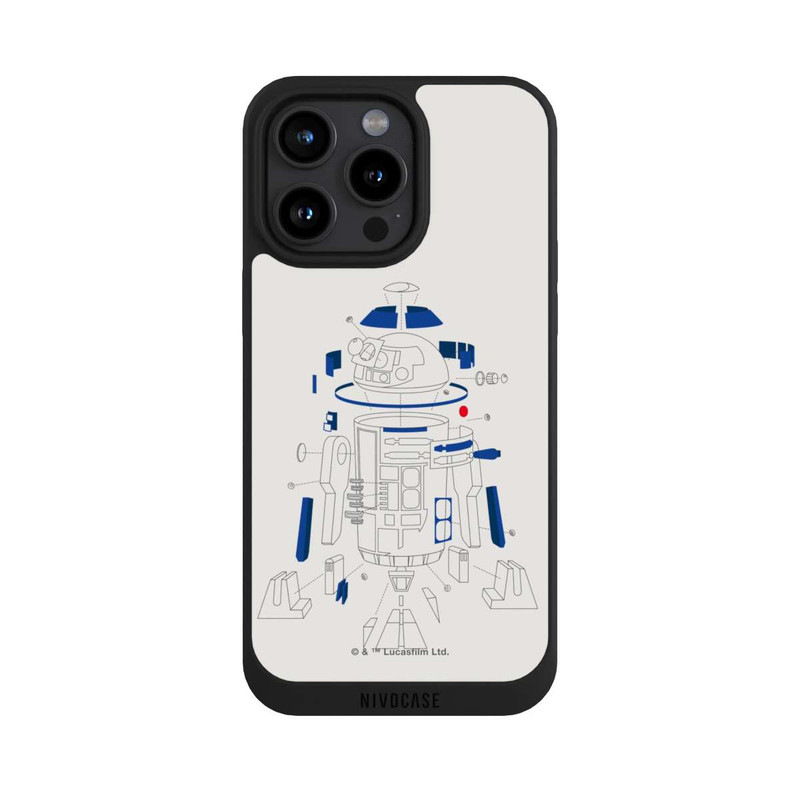 iPhone 15 Pro Max NIVOpure R2D2 Explosionszeichung - StarWars 8