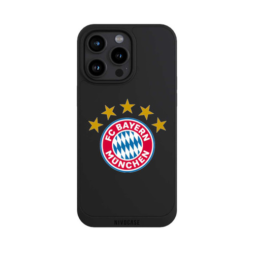 Apple iPhone 15 Pro Max NIVOpure FCB Logo mit Sterne - ohne Hintergrund